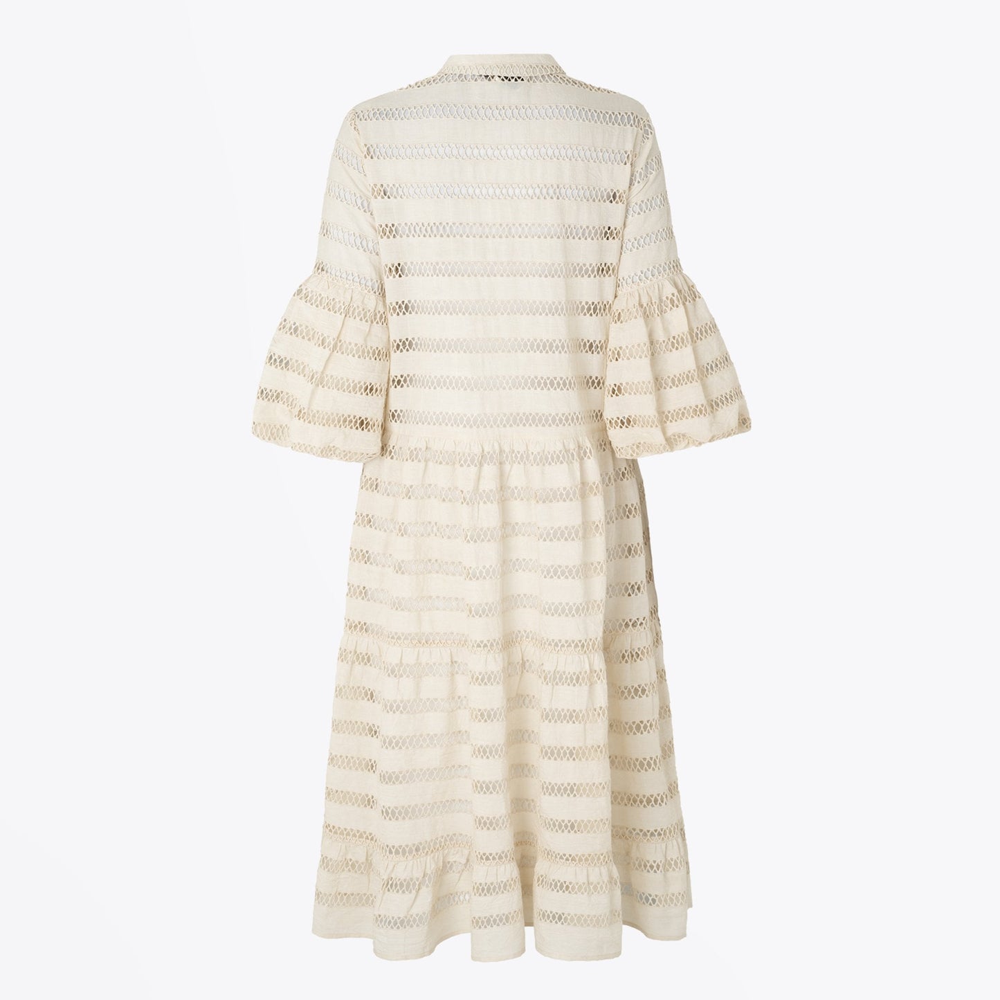 - Taranto - Midi Lace Dress - Cream