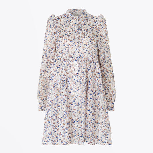 - Triangle - Floral Print Dress - Ivory