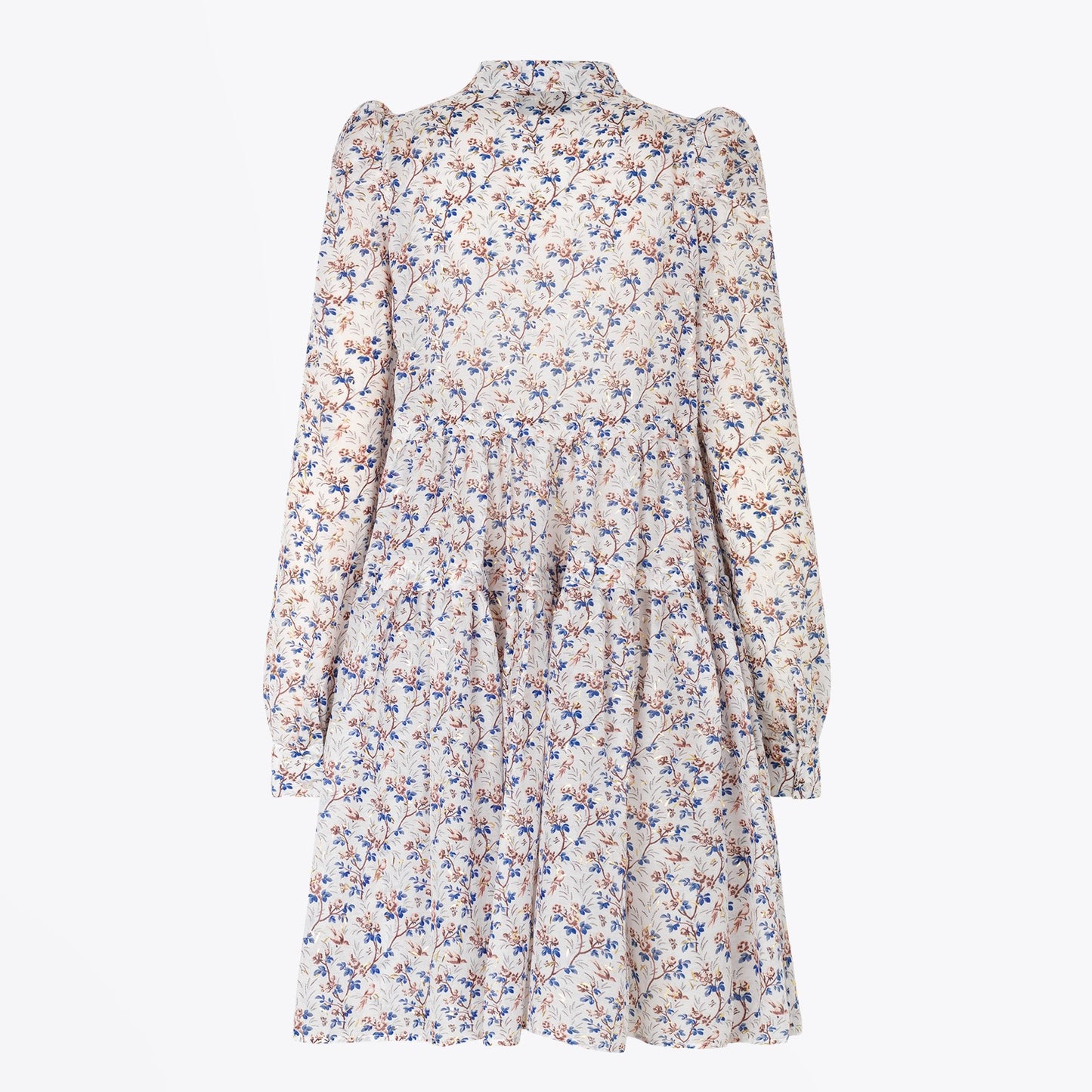 - Triangle - Floral Print Dress - Ivory