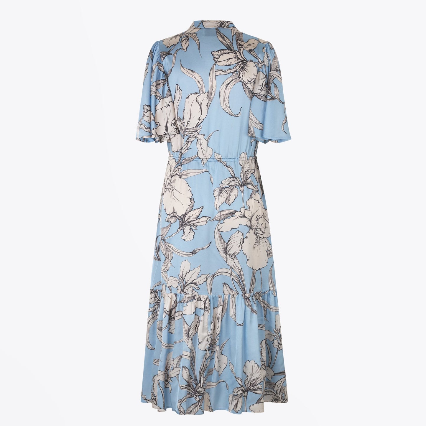 - Tanta - Midi Printed Dress - Blue