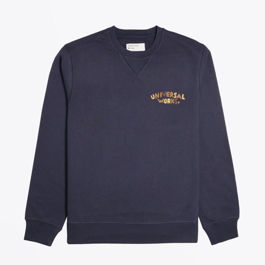 - Embroidered Sweatshirt - Navy