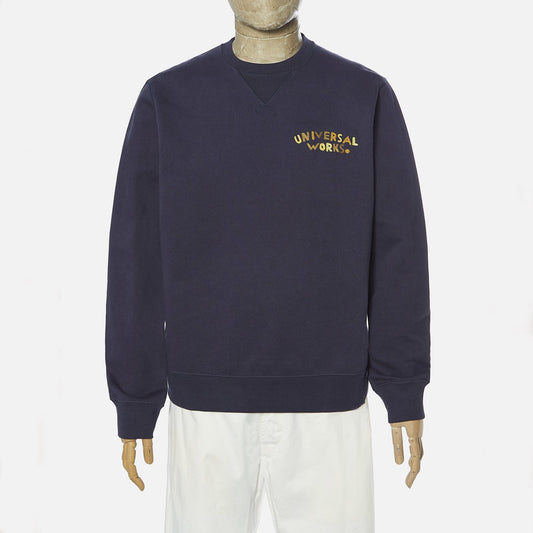 - Embroidered Sweatshirt - Navy