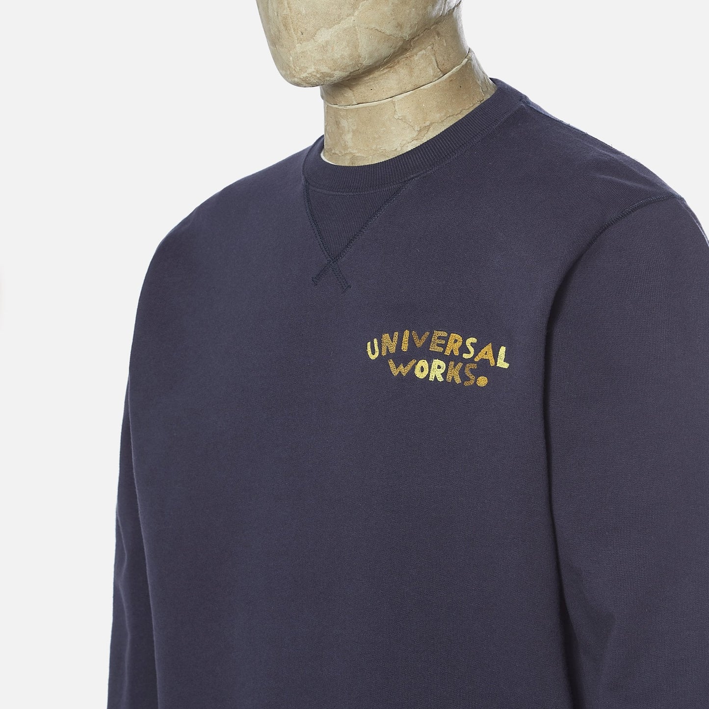 - Embroidered Sweatshirt - Navy