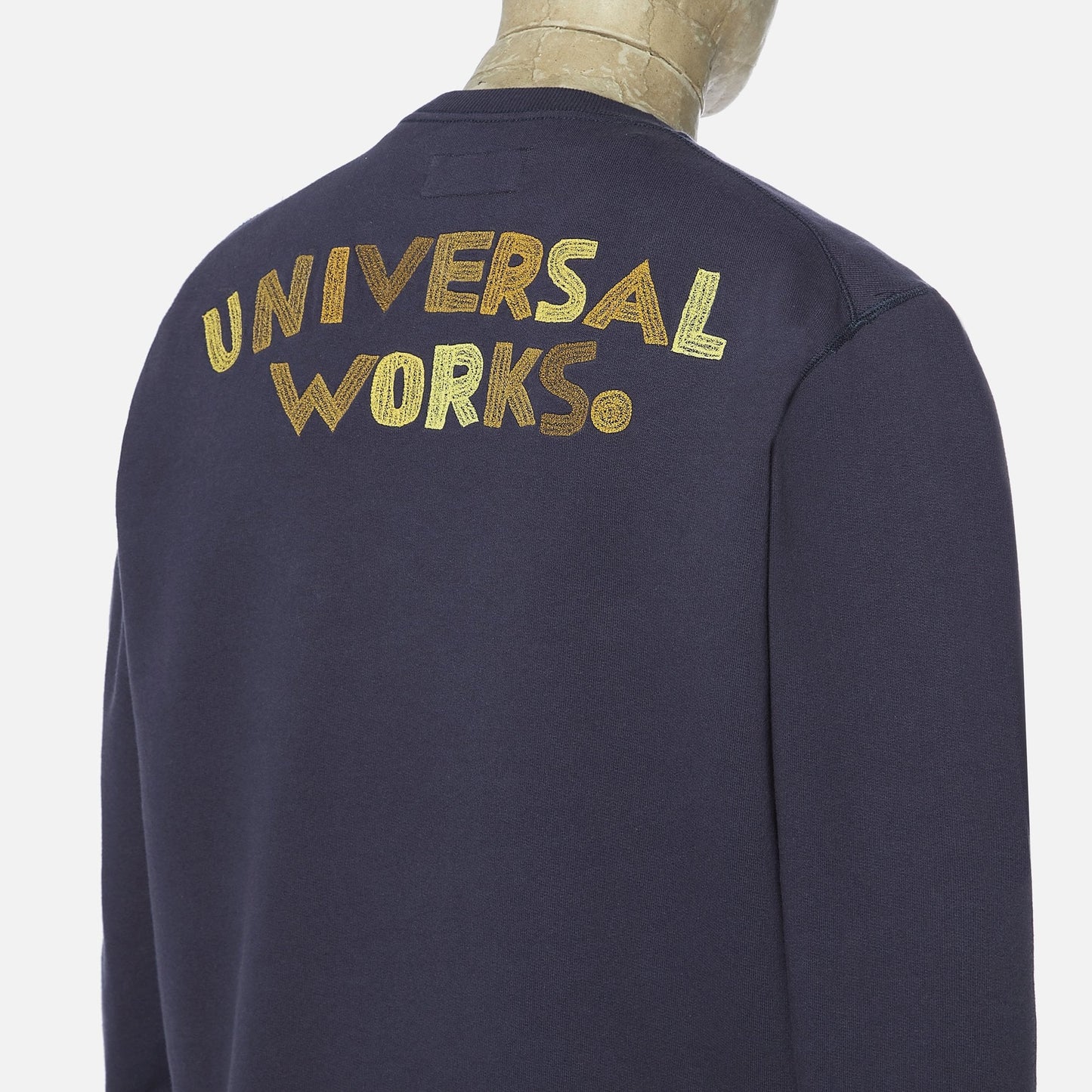 - Embroidered Sweatshirt - Navy