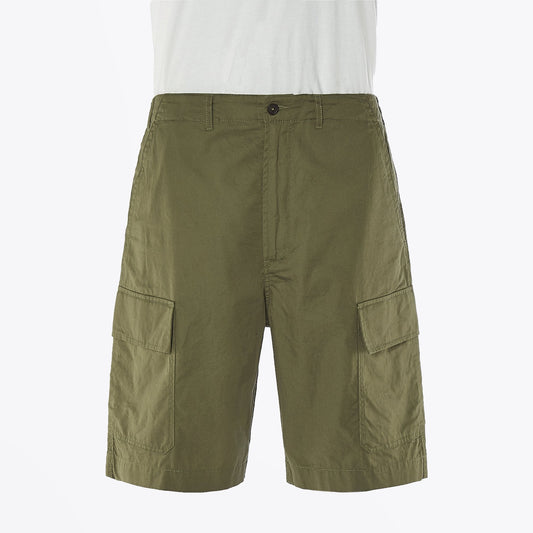 - Twill Cargo Shorts - Olive Green