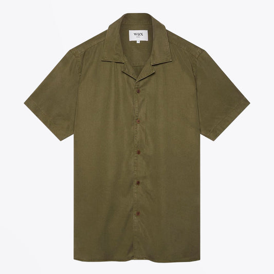 - Short-Sleeve Shirt - Khaki Green