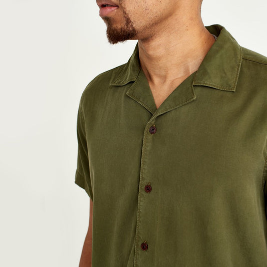 - Short-Sleeve Shirt - Khaki Green