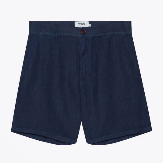Linen Shorts - Navy