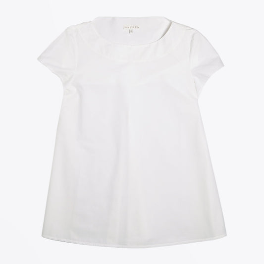 - Ariane - Wide-Neck Top - White
