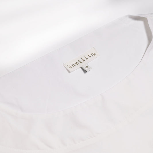 - Ariane - Wide-Neck Top - White