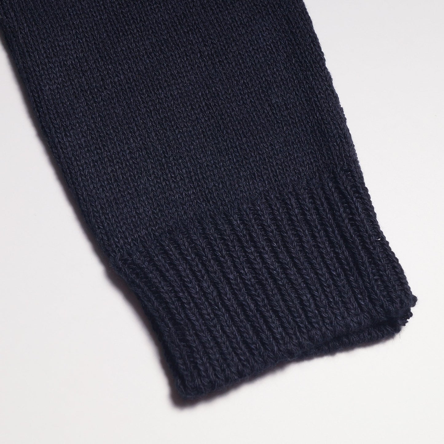Jiao - Knitted Sleeve Pullover - Navy