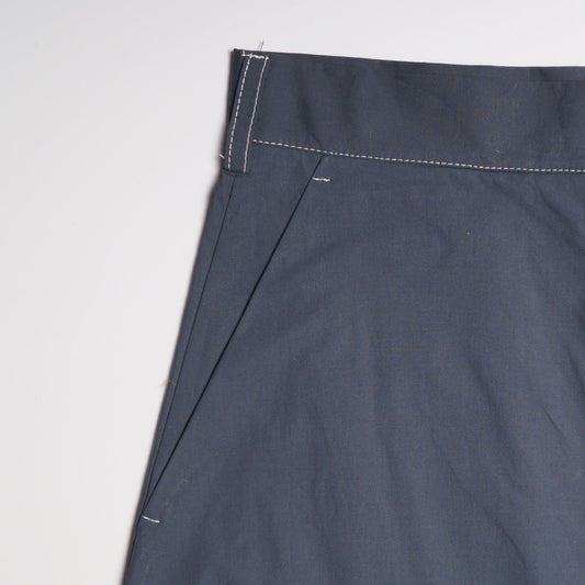 Florie - Wide-Leg Trousers - Grey/Blue
