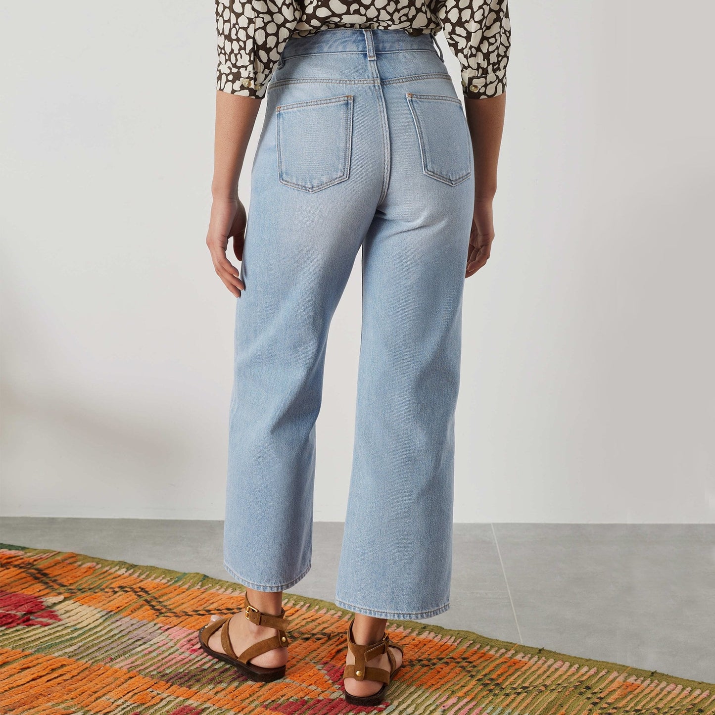 Francois High-Rise Flare Denim Jeans - Blue