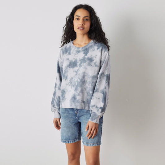 - Sortie Tie-Dye Sweatshirt - Blue
