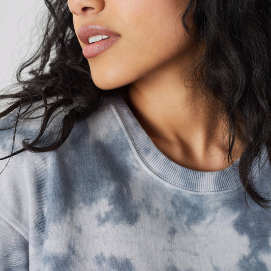 - Sortie Tie-Dye Sweatshirt - Blue