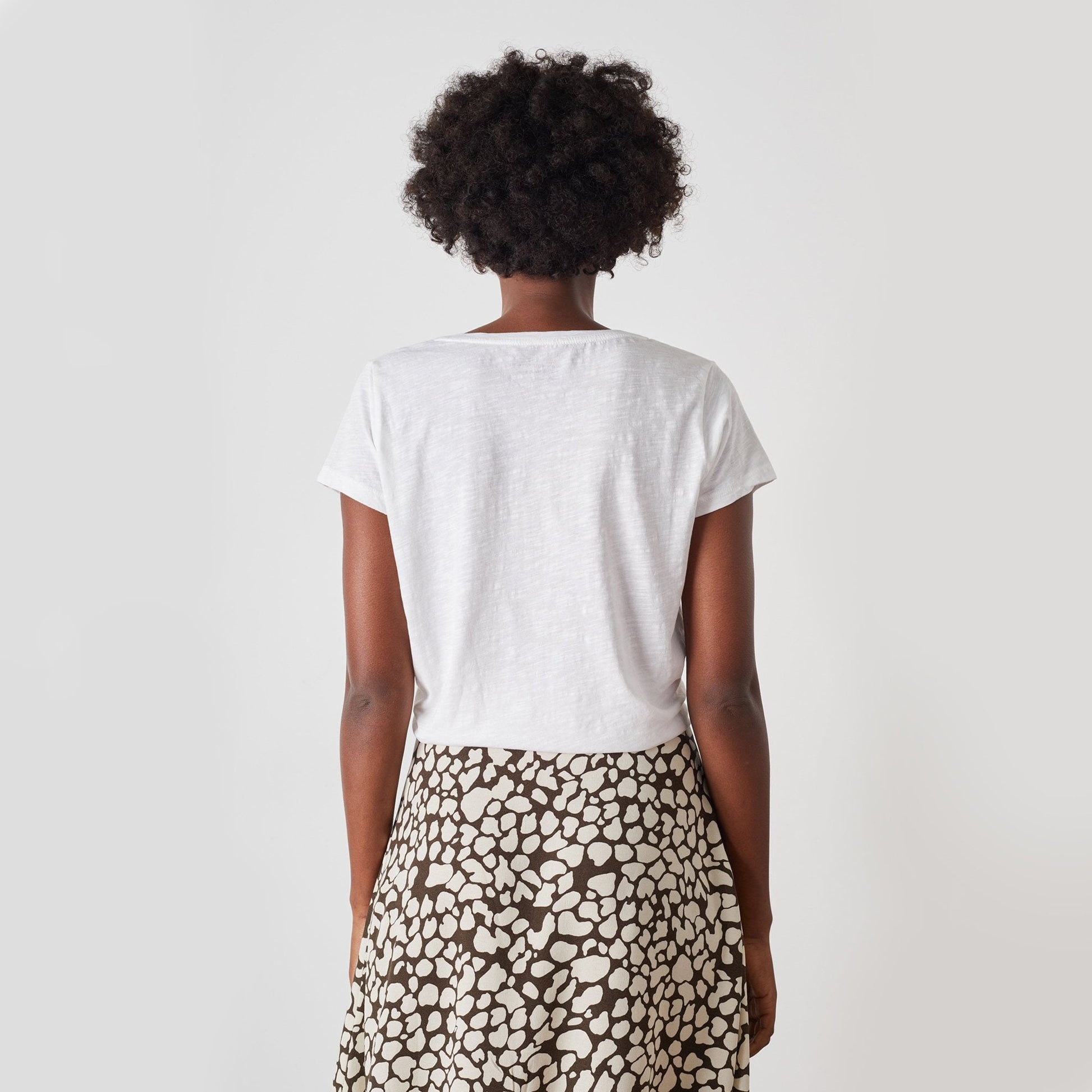 Leon Tonton Printed Palm T-Shirt - White