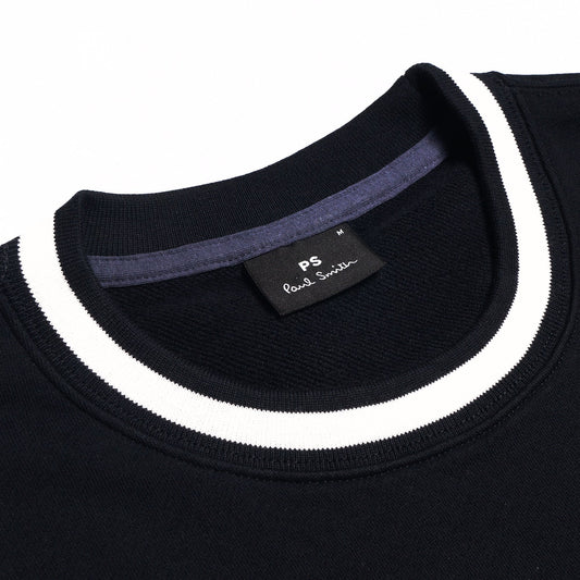 - Cotton 'PS Happy' Sweatshirt - Black