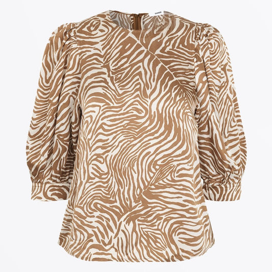 - Celestina Blouse - Mountain Zebra