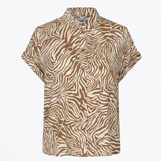 Majan Short Sleeve Shirt - Mountain Zebra