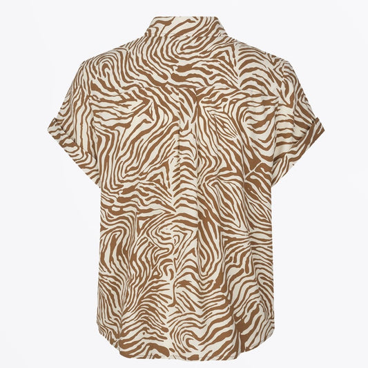 Majan Short Sleeve Shirt - Mountain Zebra