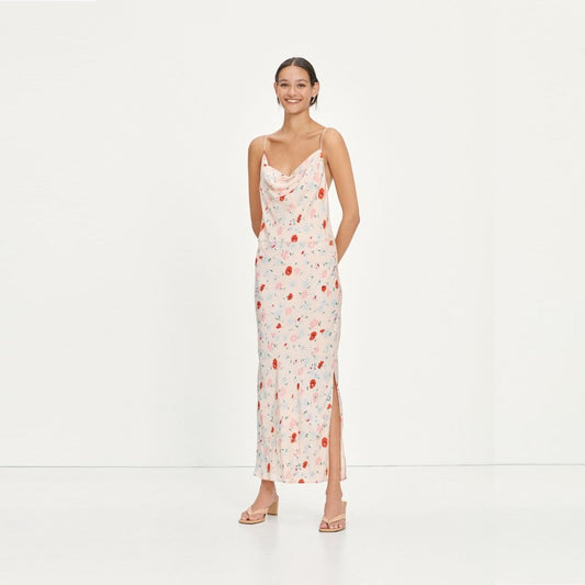 - Apples All Over Dress - Pink Garden