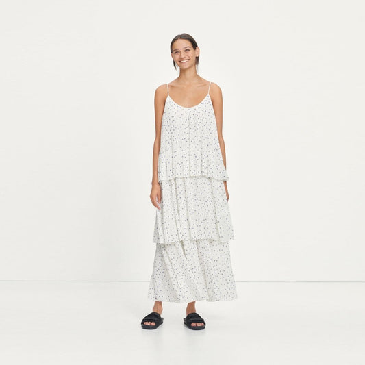 - Tatiana Dot Print Dress - White