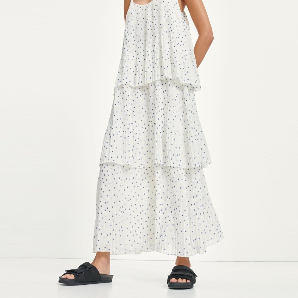 - Tatiana Dot Print Dress - White