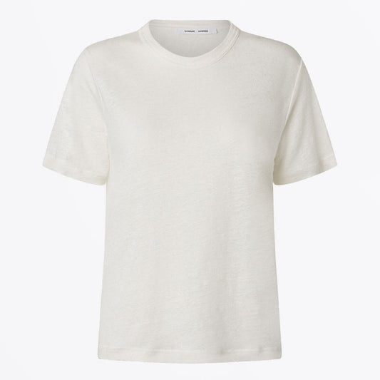 - Doretta Linen T-Shirt - Cream