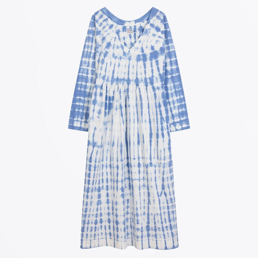- Rayo Tie Dye Dress - Blue