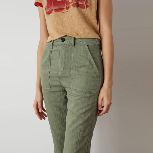 - Pagaille Plain Trousers - Army Green