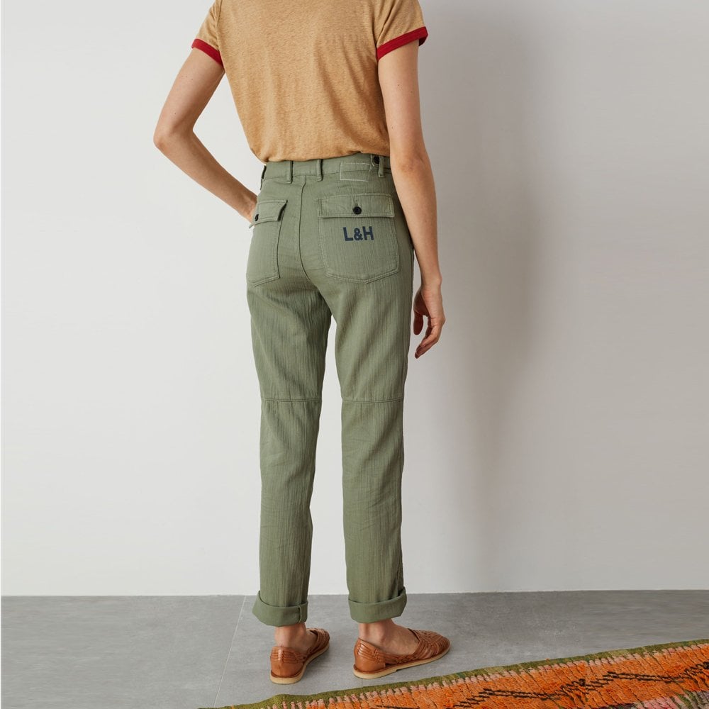 - Pagaille Plain Trousers - Army Green