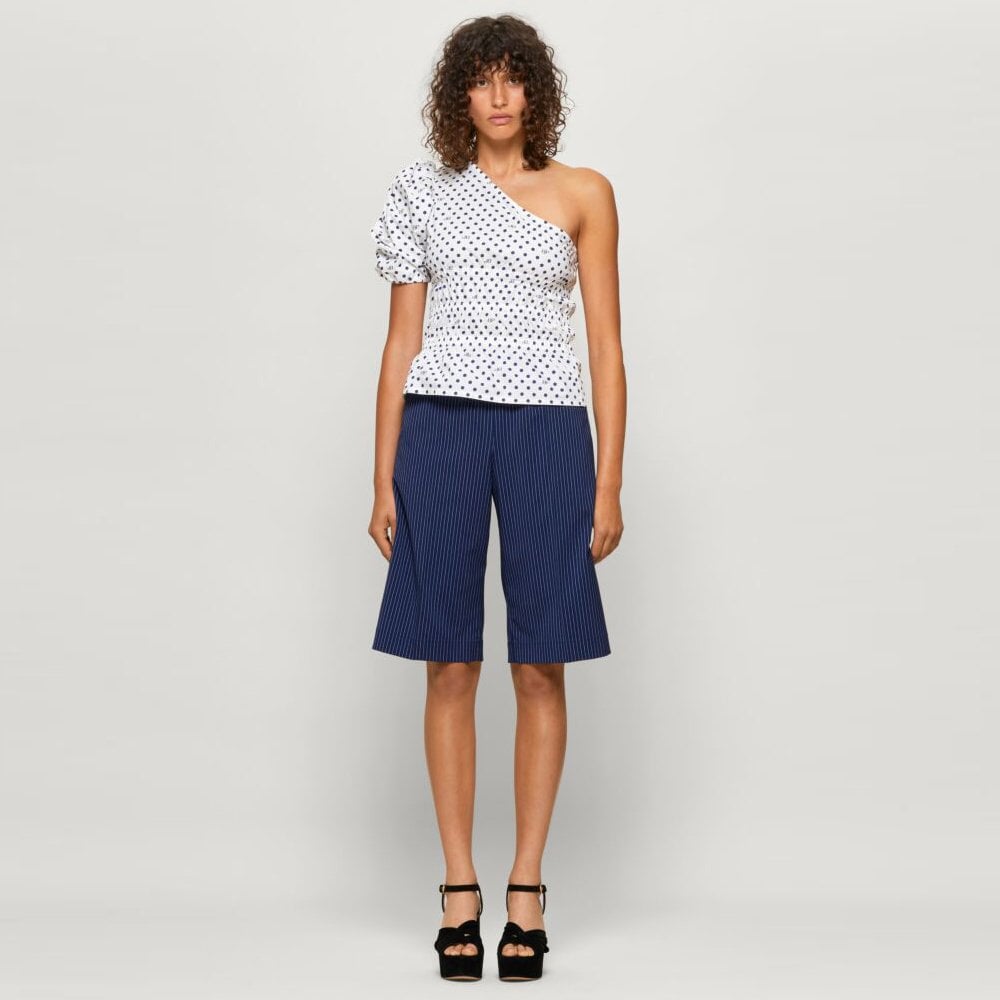 Baum Monessa Polka Dot Top - White