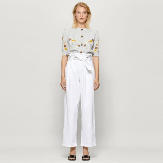 - Nysha Trousers - Bright White