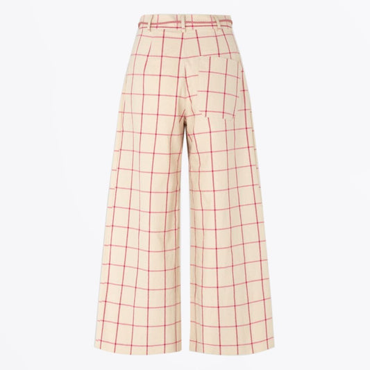 - Nour Trousers - Pink Check