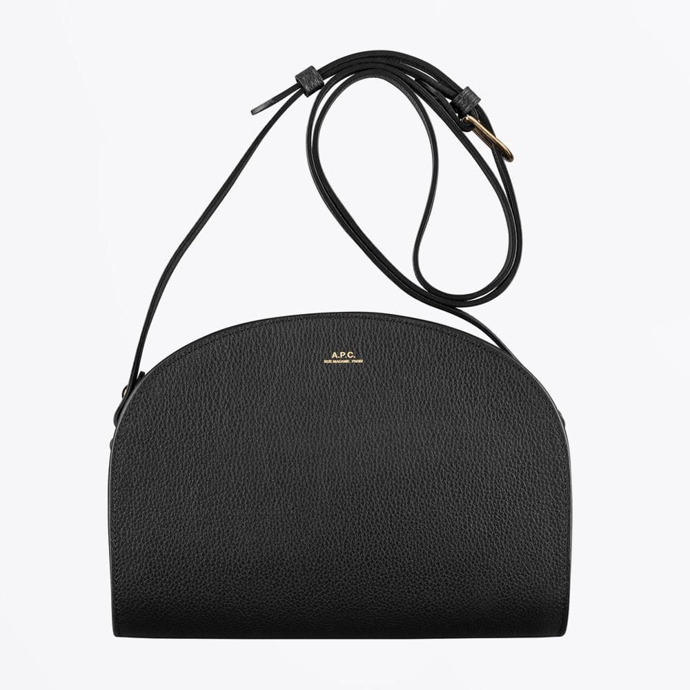 A.P.C. Half Moon Bag - Black