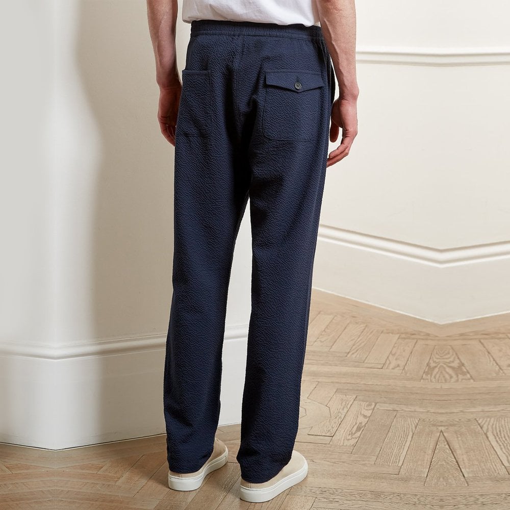 - Drawstring Trousers - Navy