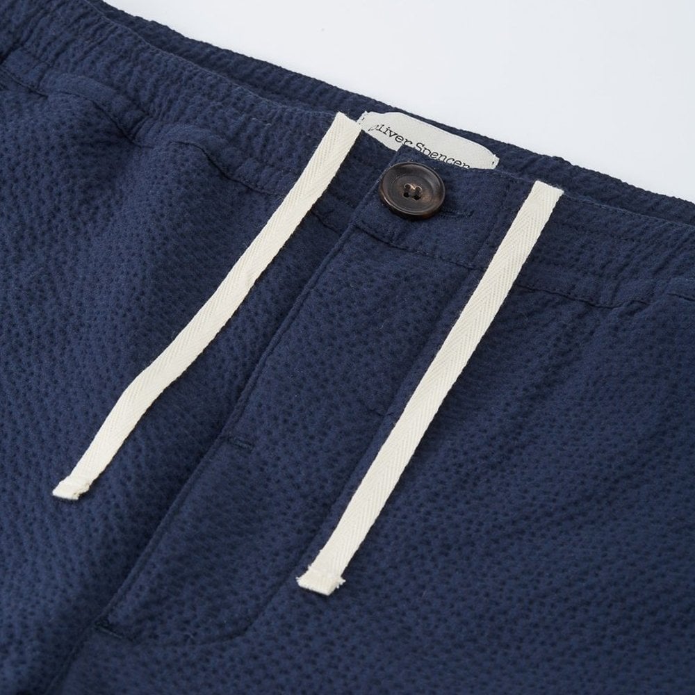 - Drawstring Trousers - Navy