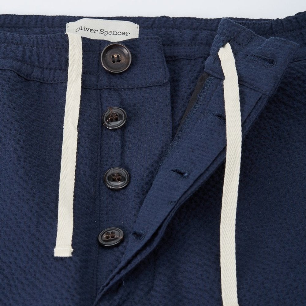 - Drawstring Trousers - Navy