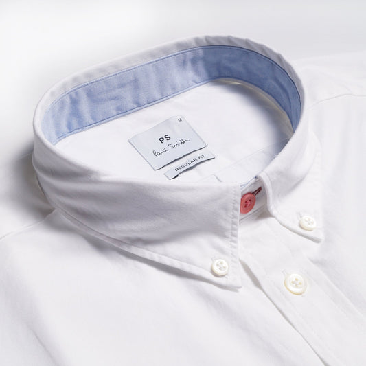 - Organic Cotton Embroidered Zebra Shirt - White