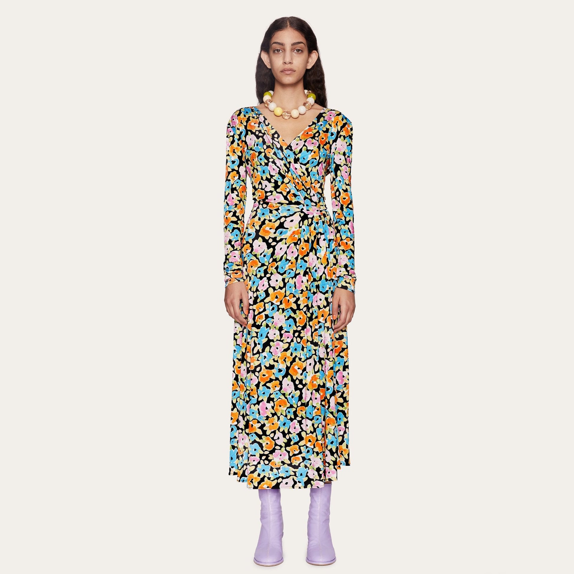 Stine Lola - Floral Print Dress - Multi