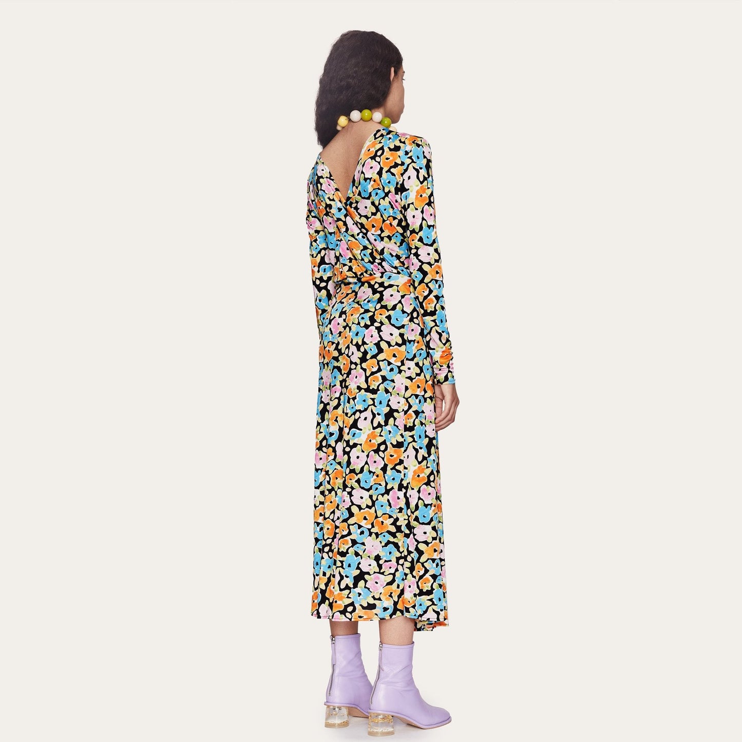 Lola - Floral Print Dress - Multi