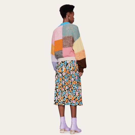 - Paloma - Floral Print Skirt - Multi