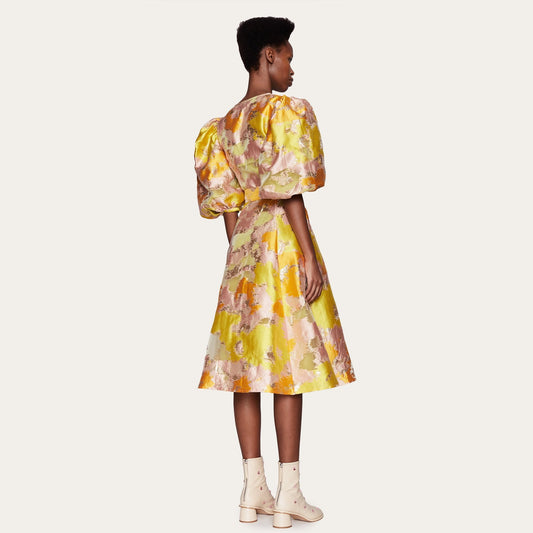 - Amira - Abstract Print Dress - Multi