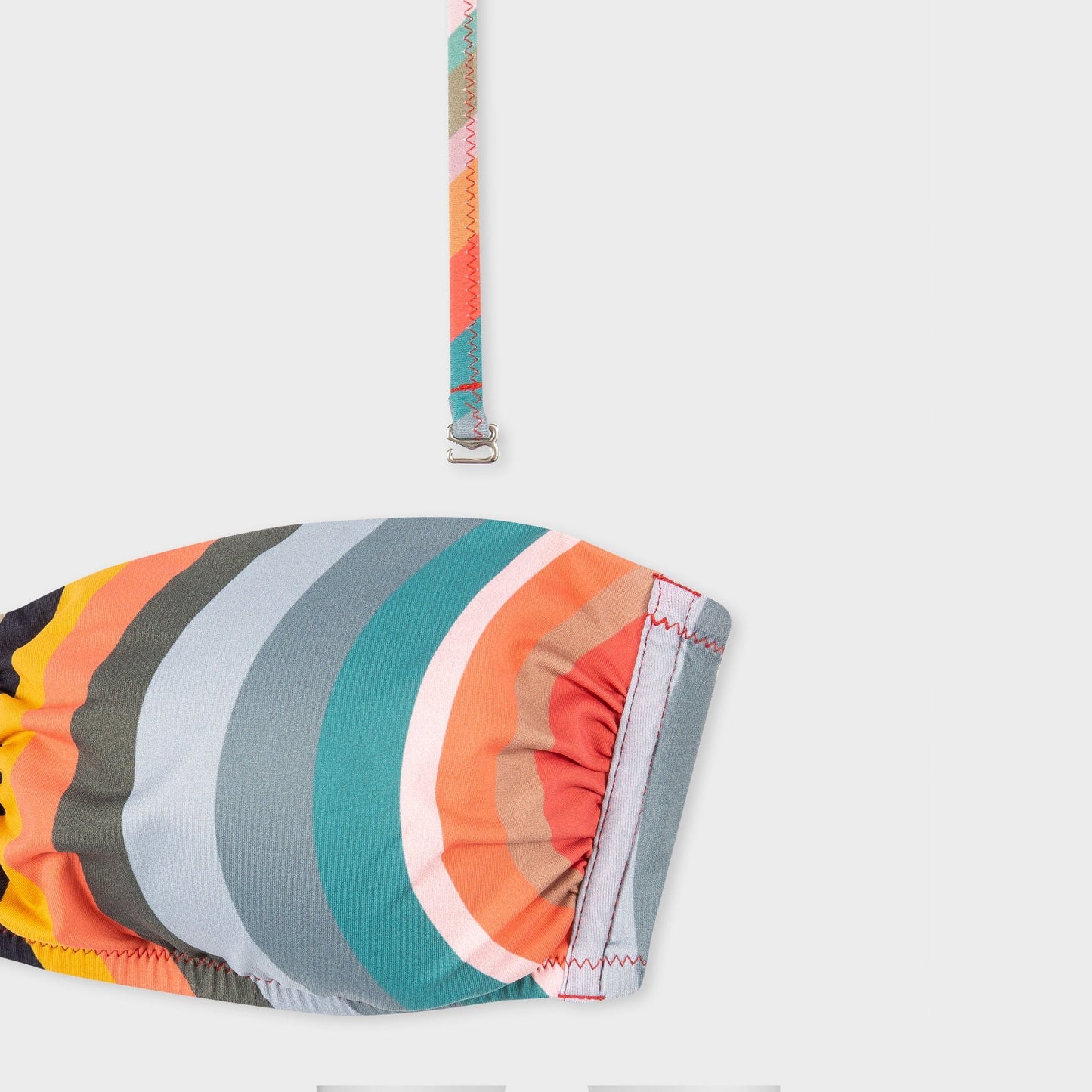 - 'Swirl' Bandeau Bikini Top - Multi