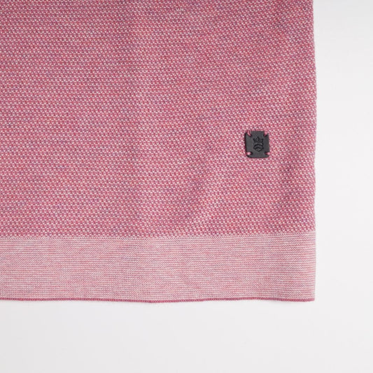- Cashmere Blend Knitted Polo - Pink