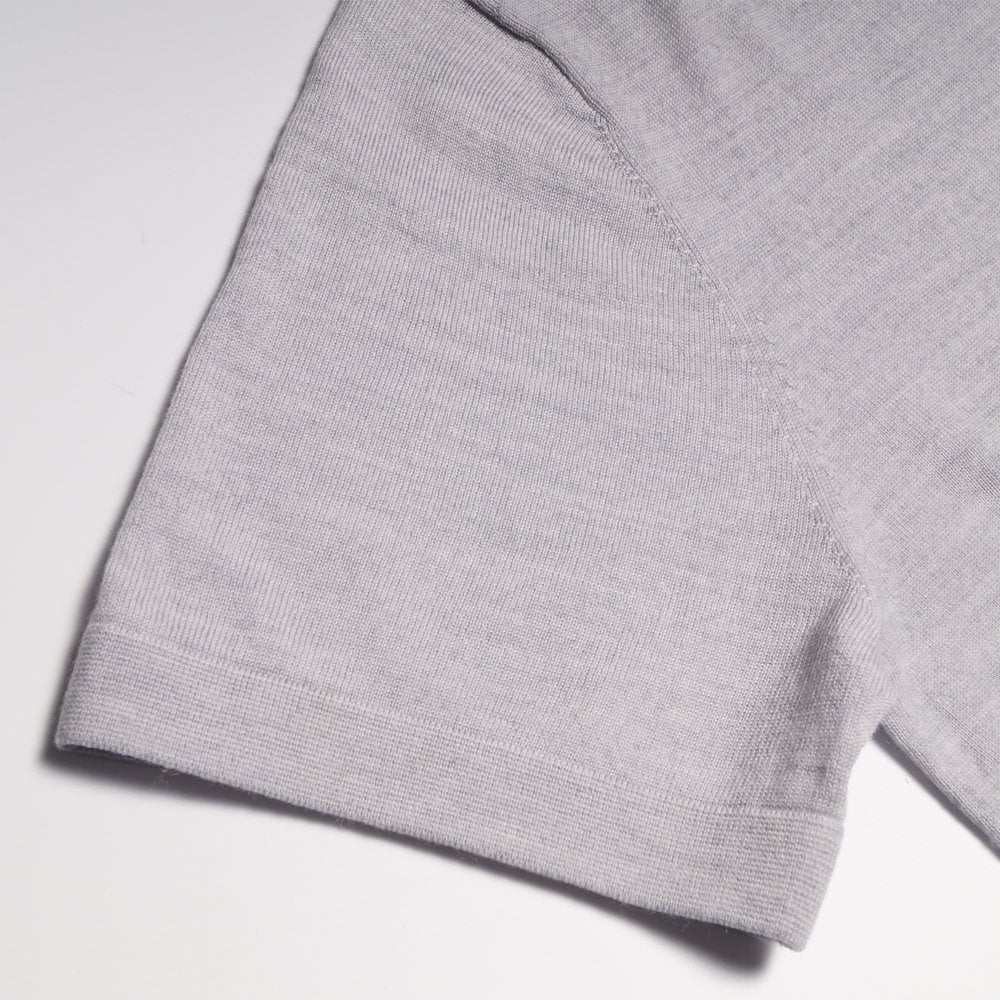 Merino Crew Neck T-Shirt - Grey