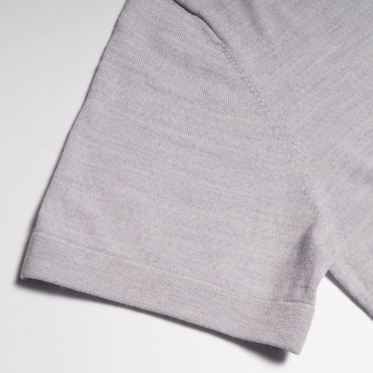 Merino Crew Neck T-Shirt - Grey