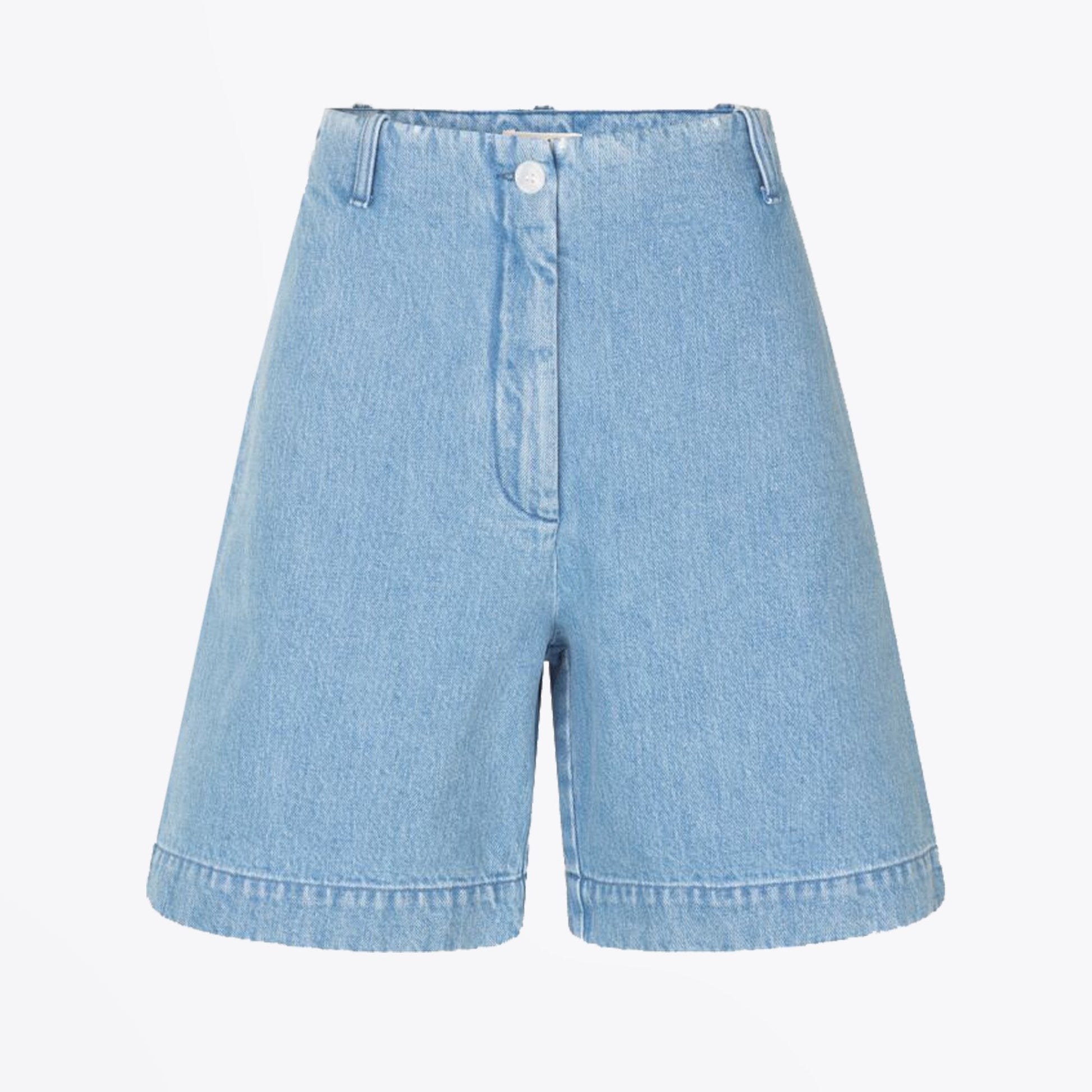 Baum Nolena Denim Shorts - Light Blue