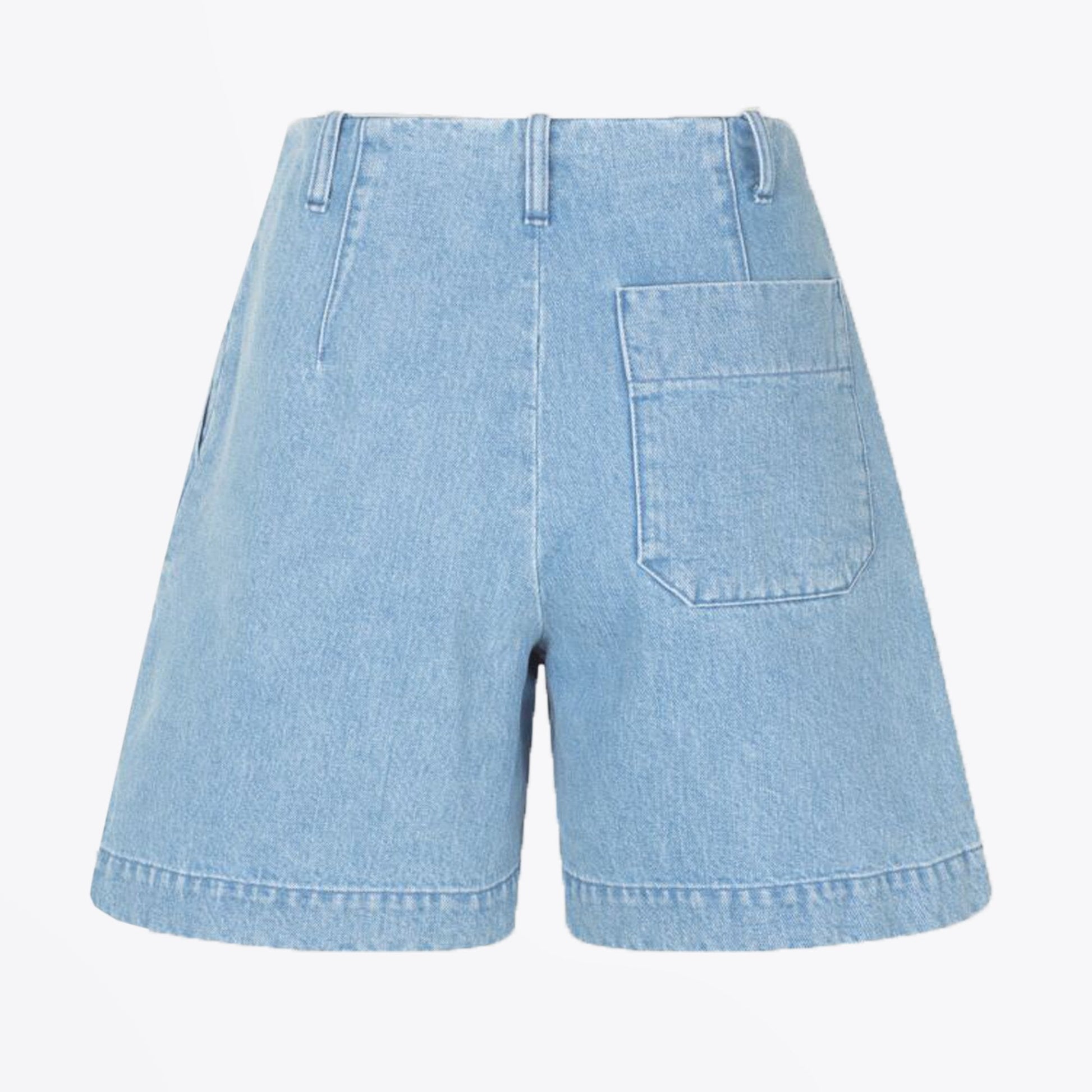 Baum Nolena Denim Shorts - Light Blue