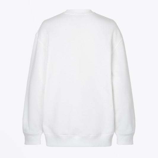 Jimi Crew-Neck Sweatshirt - White